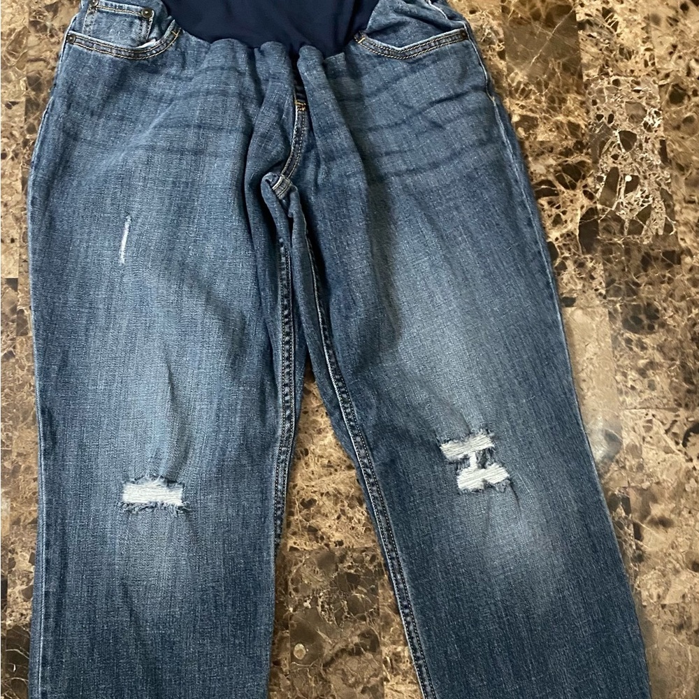 Maternity women’s Blue Distressed Jeans